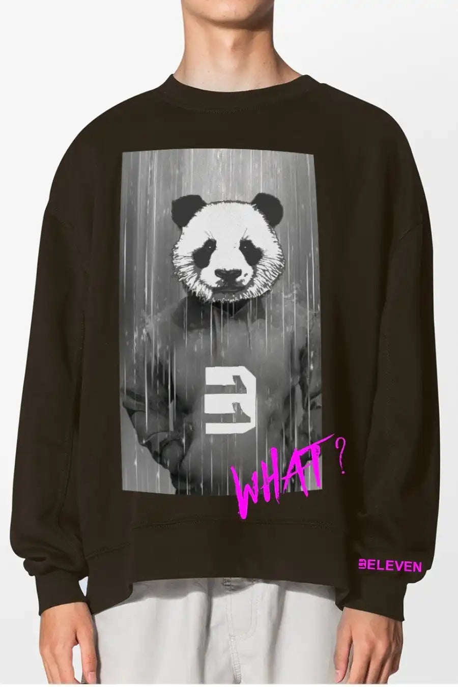 What ? Mocha Brown Sweatshirt